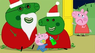 Zombie Apocalypse Zombies Appear At The Christmas PT2🧟‍♀️ Peppa Pig Funny Animation [upl. by Eek863]