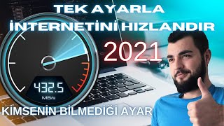 İNTERNET HIZLANDIRMA amp PİNG DÜŞÜRME 2021 [upl. by Yahc260]