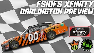 FSi DFS NASCAR DFS Picks Show Xfinity Series Crown Royal Purple Bag Project 200 at DARLINGTON Video [upl. by Pooley478]