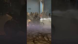 Harley blows 4 tires kawasaki636 kawasakizx6r wheeliebike harleydavidson burnout bikelife [upl. by Nnairrek297]