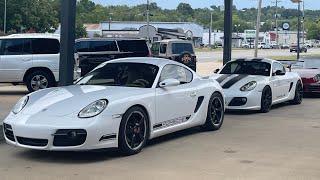 Tastefully modified Porsche Cayman S pov revs raw driving footage [upl. by Saravat]