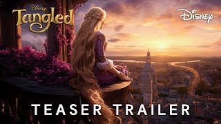 Tangled Live Action 2025  Teaser Trailer  Disney 4K  rapunzel trailer [upl. by Jaworski]