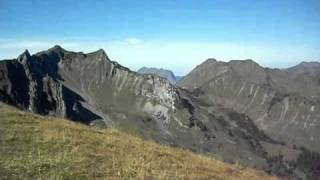 Hochalppass mit Widderstein Widdersteinhütte Bärgunttal und Figur Horizon Field [upl. by Llesirg]