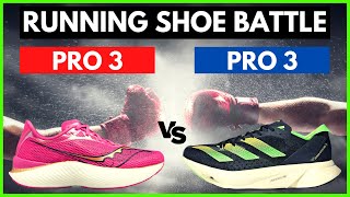 Adidas Adizero Adios 3 Vs Saucony Endorphin Pro 3 [upl. by Odinevneib]