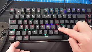 How to set individual key colors on Havit KB389L keyboard [upl. by Ayikan392]