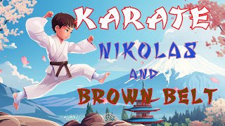 KarateBrown belt for Nikolas [upl. by Yard]