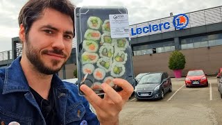 Dégustation SUSHI MARKET de LECLERC [upl. by Netty]