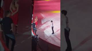 FANCAM GP FINLAND  Yuzuru Hanyu Gala Finale final bow Thank you [upl. by Agbogla]