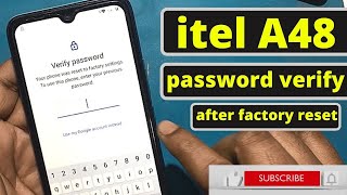 itel a48 password verify Solution  Itel itel l6006 frp bypass FRP Bypass Tutorial 2022 [upl. by Nadaba]