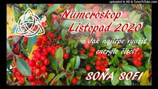 NUMEROSKOP LISTOPAD 2020 [upl. by Roberto]