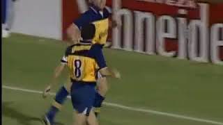 Gol de Palermo N° 100 con los ligamentos rotos [upl. by Brottman]