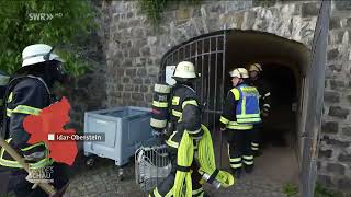 IdarOberstein 2024 Die Brandschutzübung in der Felsenkirche [upl. by Almena736]