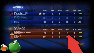 My best goalie performance ever  Rocket League [upl. by Eimmac]