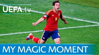 Jordi Alba on UEFA EURO 2012 final goal [upl. by Nnylylloh]