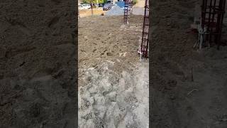 SAND FILLING IN FOUNDATION construction vlog subscribe natural like jcb automobile ytshorts [upl. by Aldous]