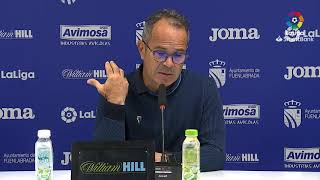 Rueda de prensa de Álvaro Cervera tras el CF Fuenlabrada vs Cádiz CF 10 [upl. by Nicram944]