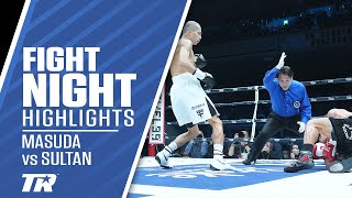 Masuda Stuns Filipino Contender Sultan In First Round  FIGHT HIGHLIGHTS [upl. by Aropizt]