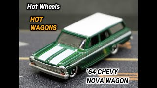 ホットウィールHot Wheels ’64 CHEVY NOVA WAGON [upl. by Townshend]