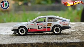 ALFA ROMEO GTV6 30  Retro Racers 1010  HOT WHEELS [upl. by Annairdna]