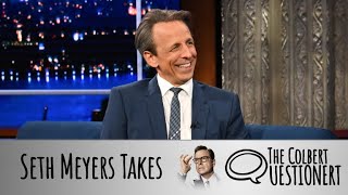 Seth Meyers Takes The Colbert Questionert [upl. by Margarette49]