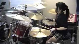 Children Of Bodom quotSixpounderquot Drumcover  Fumie Abe [upl. by Utir433]