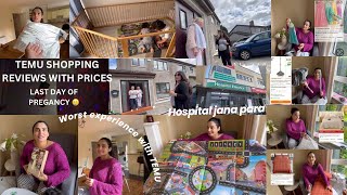 TEMU SE SHOPPING EK DHOKA  TEMU SHOPPING REVIEWS WITH PRICE HOSPITAL JANA PAR GAYA VLOG K END ME 🥲 [upl. by Ahsitel]