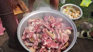 Mongolian traditional food Khorkhog Хорхог сайхан байна даа [upl. by Cob]