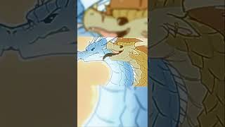 Wings of fire  Qibli x Winter edit wingsoffire dragon [upl. by Ainex447]