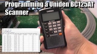 Uniden BC125AT Scanner Programming [upl. by Eiliak]