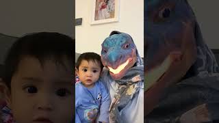 dinosaur bayilucu halloween dinosaurus baby leika funny memes comedy asmr [upl. by Ignatzia875]