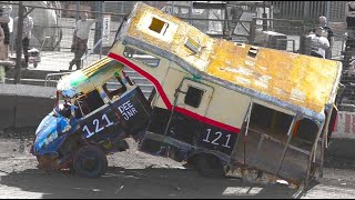 BIGGEST CRASHES OF BANGER RACING Hardest Hits 2020 [upl. by Amorette]