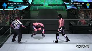 Seth Freakin Rollins VS Triple H I Student VS Master I WWE SD HCTP MOD hack [upl. by Lohner201]