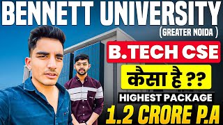 BENNETT UNIVERSITY BTECH CSE REVIEW BY BENNETT STUDENTS  BENNETT ADMISSION 2024 [upl. by Adarbil]