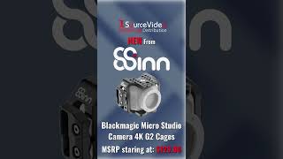 NEW From 8Sinn Camera Cages for the Blackmagic Micro Studio Camera 4K G2 [upl. by Hallie]