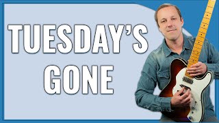 Tuesdays Gone Guitar Lesson Lynyrd Skynyrd [upl. by Naz]