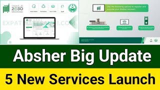 Absher Big Update  5 New Features Launch In Absher  Absher Update Benefits  Absher Saudi Arabia [upl. by Hahnert446]