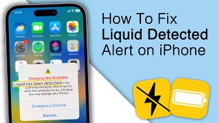 How to Fix Charging Not Available Liquid has been detected on iPhone 2023 [upl. by Pulling]