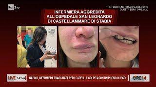 Napoli infermiera trascinata per i capelli e colpita in viso  Ore 14 del 04012024 [upl. by Siramed938]