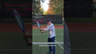 Blend Backswing with Forward Swing and Weight Shift 🎾 Check out Tennisdoctorofficial [upl. by Alphonso]