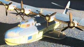 Golden Age Martin M130 Clipper Luxury Flying Boat Sounds of Waves Engines Seagulls 172 Scale Model [upl. by Manthei]