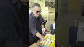 Boman Irani Celebrates His Birthday With Family And Media At The Airport [upl. by Nohpets236]