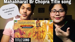 Pakistani Reacts to  Mahabharat – Title Song  Mahabharat महाभारत Stories  B R Chopra [upl. by Kroy]