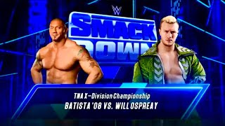 WILL OSPREY VS BATISTA 08 Rematch 2K23 Simulation Match [upl. by Kalmick]