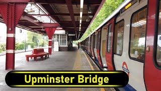 Tube Station Upminster Bridge  London 🇬🇧  Walkthrough 🚶 [upl. by Ytinav390]