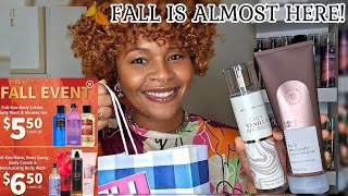 COZY FALL EVENT HAULBath and Body WorksReady for FallAre yall feeling these vanilla fragrances [upl. by Yspyg918]