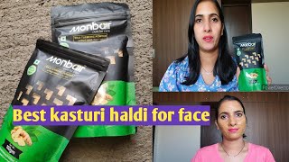 BEST wild turmeric powder for face and bodyMonbairbeautytaleMonbairwildturmeric kasturihaldi [upl. by Niasuh]