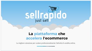 SellRapido gestionale vendite eBay Amazon AliExpress Rakuten in cloud Accelera lecommerce [upl. by Ecirtnom462]