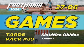 2706 Tarde I Óbidos Sintético Campo 1  FootMania  89 [upl. by Anilejna943]