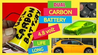 AMAZING DUAL CARBON BATTERYEXCELLENT RECHARGEABLE CYCLES NO CORROSION LONGLIFEV 48 C 330mAmp [upl. by Nelyahs973]