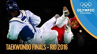 Taekwondo  Mens 80kg amp Womens 67kg Repechages amp Finals  Rio 2016 Replays [upl. by Lihkin]